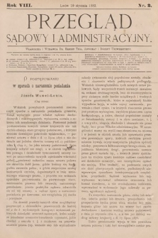 Przegląd Sądowy i Administracyjny. 1883, nr 2
