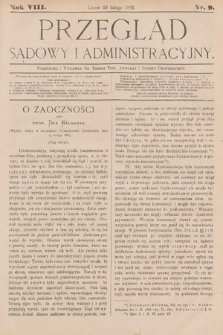 Przegląd Sądowy i Administracyjny. 1883, nr 9