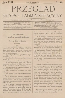 Przegląd Sądowy i Administracyjny. 1883, nr 13