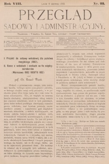 Przegląd Sądowy i Administracyjny. 1883, nr 23