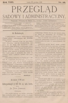 Przegląd Sądowy i Administracyjny. 1883, nr 52