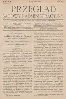 Przegląd Sądowy i Administracyjny. 1886, nr 9