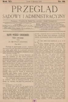 Przegląd Sądowy i Administracyjny. 1886, nr 23