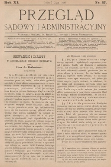 Przegląd Sądowy i Administracyjny. 1886, nr 27