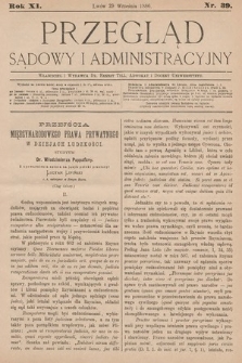 Przegląd Sądowy i Administracyjny. 1886, nr 39