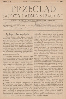 Przegląd Sądowy i Administracyjny. 1886, nr 43