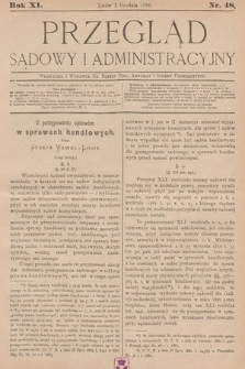 Przegląd Sądowy i Administracyjny. 1886, nr 48