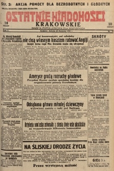 Ostatnie Wiadomości Krakowskie : gazeta popołudniowa dla wszystkich. 1931, nr 70