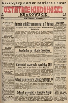 Ostatnie Wiadomości Krakowskie : gazeta popołudniowa dla wszystkich. 1931, nr 85