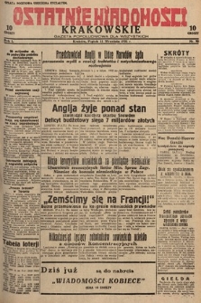 Ostatnie Wiadomości Krakowskie : gazeta popołudniowa dla wszystkich. 1931, nr 90