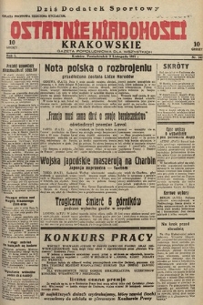 Ostatnie Wiadomości Krakowskie : gazeta popołudniowa dla wszystkich. 1931, nr 142