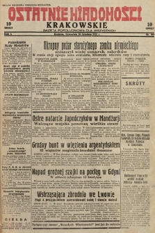 Ostatnie Wiadomości Krakowskie : gazeta popołudniowa dla wszystkich. 1931, nr 193