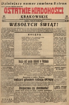 Ostatnie Wiadomości Krakowskie : gazeta popołudniowa dla wszystkich. 1931, nr 194