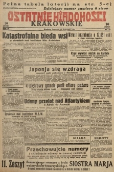 Ostatnie Wiadomości Krakowskie. 1933, nr 19