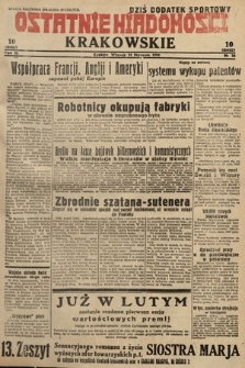 Ostatnie Wiadomości Krakowskie. 1933, nr 24