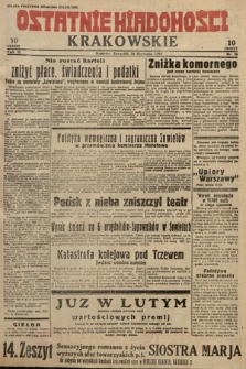 Ostatnie Wiadomości Krakowskie. 1933, nr 26