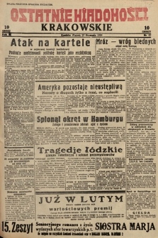 Ostatnie Wiadomości Krakowskie. 1933, nr 27