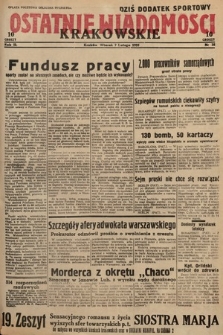 Ostatnie Wiadomości Krakowskie. 1933, nr 38
