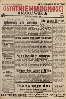 Ostatnie Wiadomości Krakowskie. 1933, nr 59
