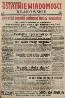 Ostatnie Wiadomości Krakowskie. 1933, nr 61