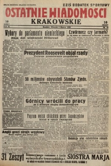 Ostatnie Wiadomości Krakowskie. 1933, nr 66