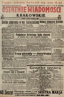 Ostatnie Wiadomości Krakowskie. 1933, nr 85