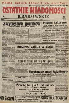 Ostatnie Wiadomości Krakowskie. 1933, nr 86