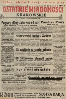 Ostatnie Wiadomości Krakowskie. 1933, nr 92