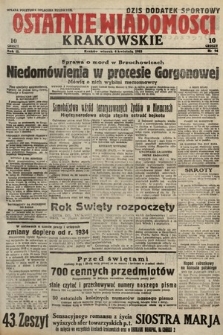 Ostatnie Wiadomości Krakowskie. 1933, nr 94