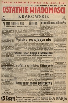 Ostatnie Wiadomości Krakowskie. 1933, nr 97