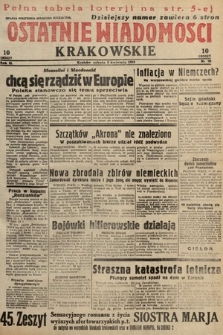 Ostatnie Wiadomości Krakowskie. 1933, nr 98