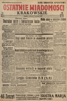Ostatnie Wiadomości Krakowskie. 1933, nr 101
