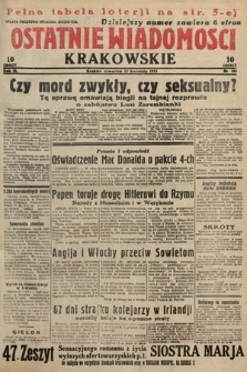 Ostatnie Wiadomości Krakowskie. 1933, nr 103