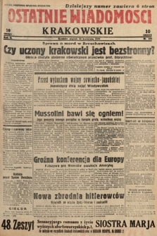 Ostatnie Wiadomości Krakowskie. 1933, nr 104