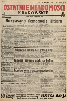 Ostatnie Wiadomości Krakowskie. 1933, nr 107