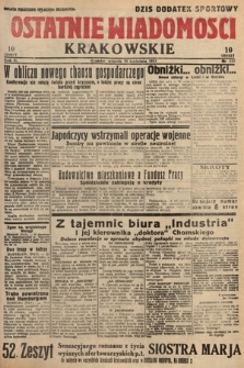 Ostatnie Wiadomości Krakowskie. 1933, nr 113
