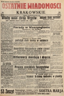 Ostatnie Wiadomości Krakowskie. 1933, nr 114