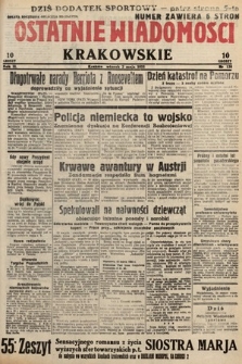 Ostatnie Wiadomości Krakowskie. 1933, nr 120