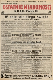 Ostatnie Wiadomości Krakowskie. 1933, nr 122