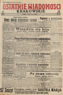 Ostatnie Wiadomości Krakowskie. 1933, nr 124