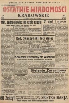 Ostatnie Wiadomości Krakowskie. 1933, nr 130