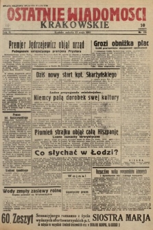Ostatnie Wiadomości Krakowskie. 1933, nr 131