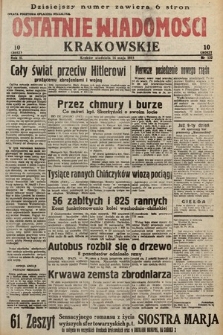 Ostatnie Wiadomości Krakowskie. 1933, nr 132