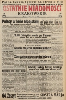 Ostatnie Wiadomości Krakowskie. 1933, nr 139