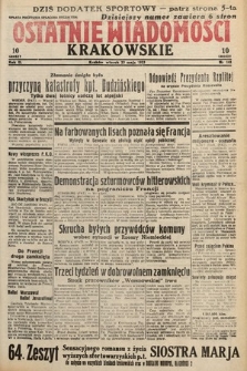 Ostatnie Wiadomości Krakowskie. 1933, nr 141