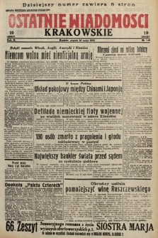 Ostatnie Wiadomości Krakowskie. 1933, nr 144