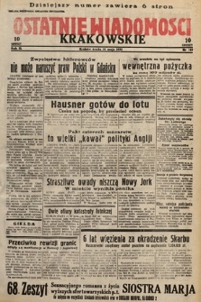 Ostatnie Wiadomości Krakowskie. 1933, nr 149