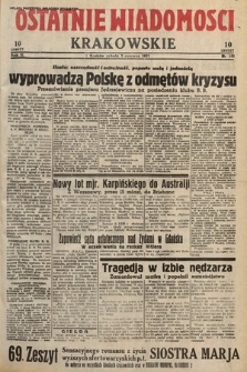 Ostatnie Wiadomości Krakowskie. 1933, nr 152