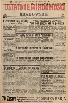 Ostatnie Wiadomości Krakowskie. 1933, nr 155