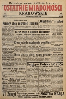 Ostatnie Wiadomości Krakowskie. 1933, nr 156